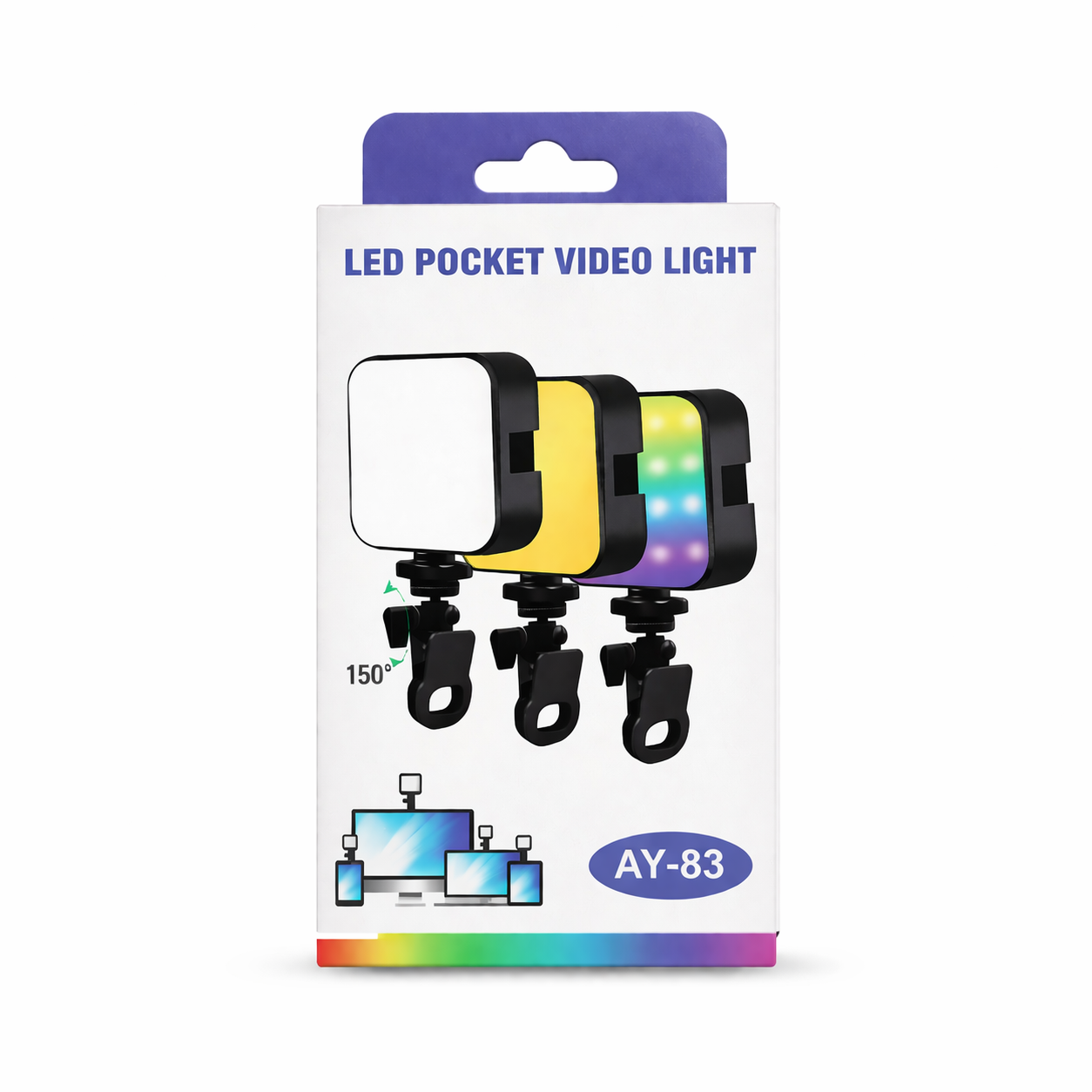 LED Pocket RGB Video Light