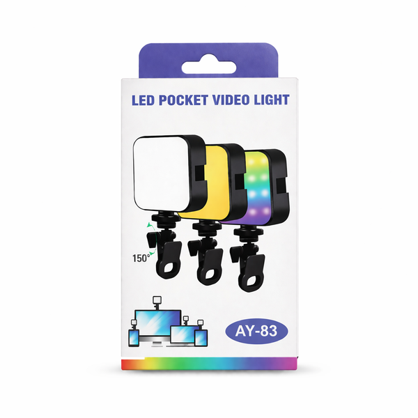 LED Pocket RGB Video Light