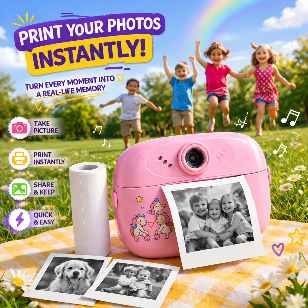 DIY Instand Digital Camera For Kids