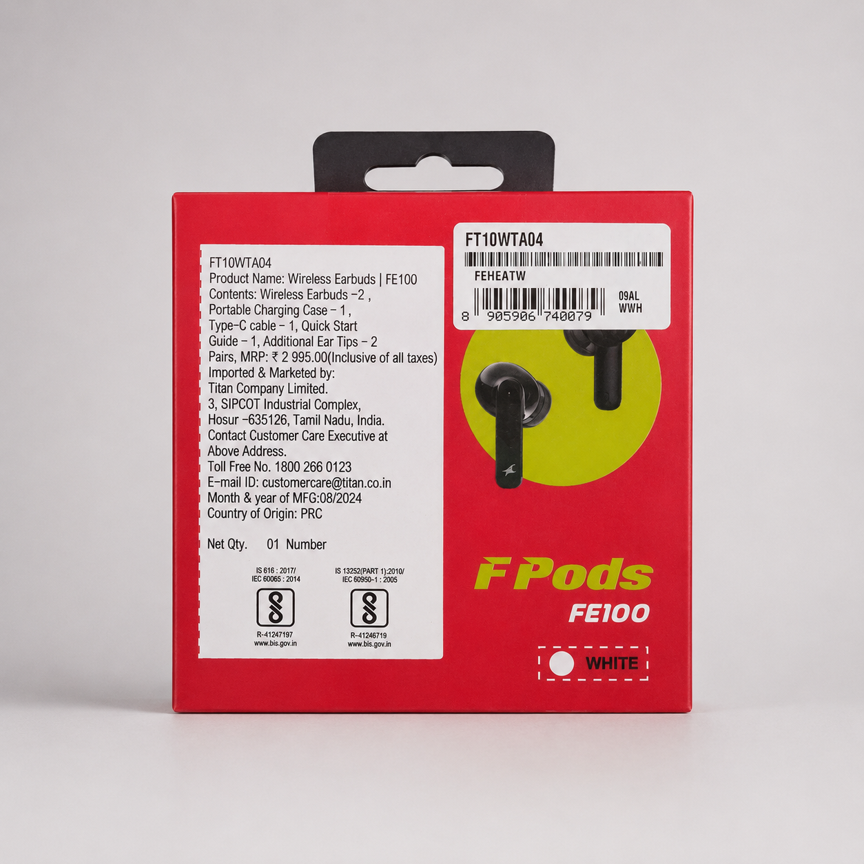 Fastrack Fpods FE100 Wireless Earbuds