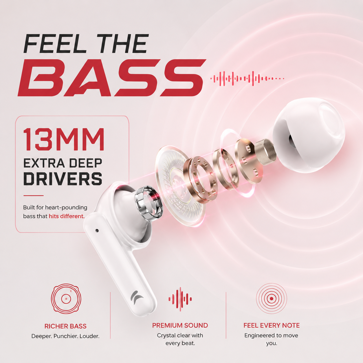 Fastrack Fpods FE100 Wireless Earbuds