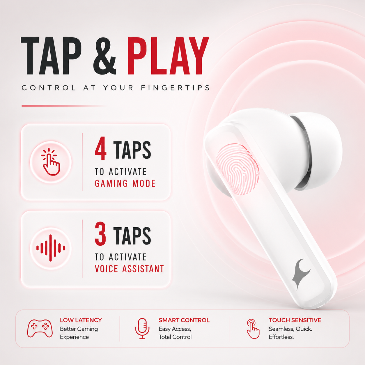 Fastrack Fpods FE100 Wireless Earbuds