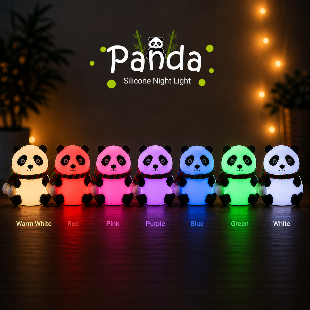 Panda Silicone Night Light