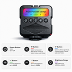 LED Pocket RGB Video Light
